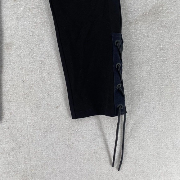 Rag & Bone Simone Lace Up Ankles Cropped Pants Womens 2 Stretch Skinny Mid Rise - Picture 7 of 15